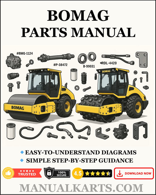 Bomag BP 15/45 D-2 Vibrating Plate Non Reversible Parts Manual 101630700101 -> 101630701000