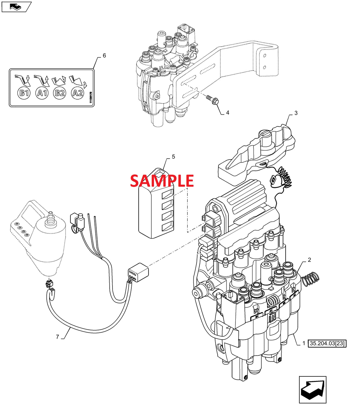 Case IH 375 TRUE-TANDEM DISC HARROW 34FT RIGID 9IN SPACING Parts Manual 581286004PC
