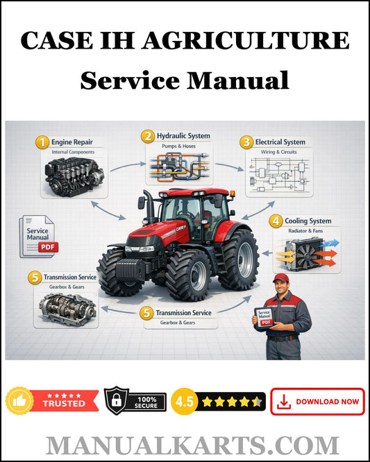 Case Models 350D Utility Harvester Pdf Service Manual