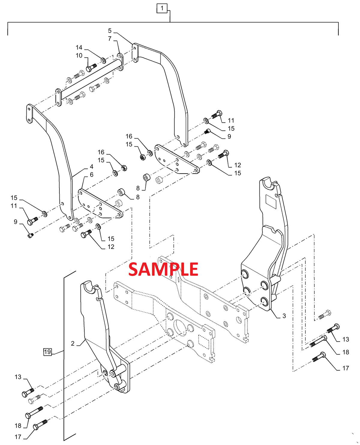 Case IH 391, 392, 390 Front End Loader PDF Parts Manual B859