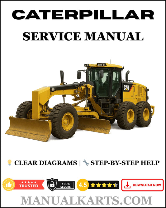 Caterpillar 120M Motor Grader Pdf Service Repair Manual D9W 