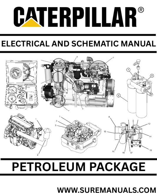CATERPILLAR 3508 PETROLEUM PACKAGE ELECTRICAL AND SCHEMATIC PDF MANUAL PXN