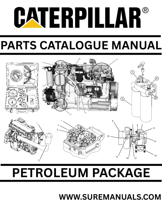 CATERPILLAR 3508 PETROLEUM PACKAGE PARTS CATALOGUE PDF MANUAL PXN