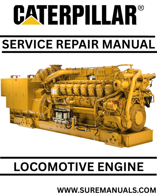 CATERPILLAR 3516B LOCOMOTIVE ENGINE SERVICE REPAIR MANUAL BCK – PDF