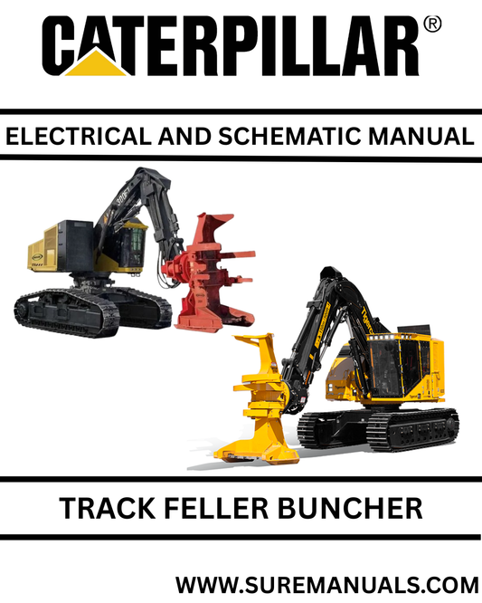 CATERPILLAR 521 TRACK FELLER BUNCHER ELECTRICAL & HYDRAULIC SCHEMATIC MANUAL FKB