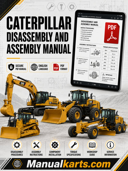 Caterpillar 982 (SN : WFY00001-UP) Disassembly & Assembly Manual - PDF Download  