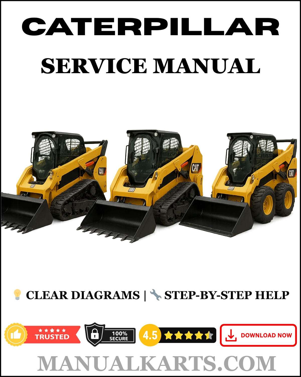 Caterpillar 246D Skid Steer Loader Pdf Service Repair Manual JSL