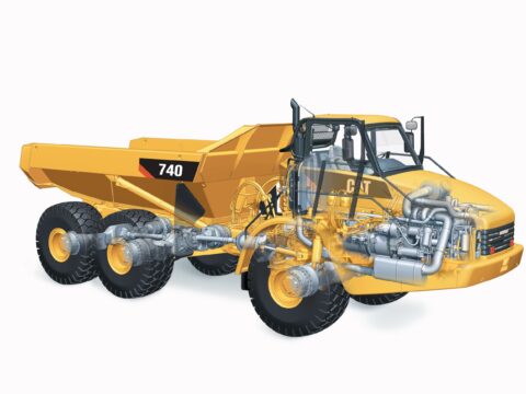 (CAT) Caterpillar 740B ARTICULATED TRUCK Parts Catalogue Manual SN L4E – PDF