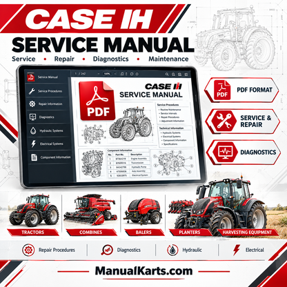 Case IH Early Riser 2140 Pivot-Transport Planter PDF Service Manual 91723039 