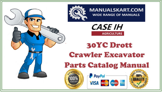 Case 30YC Drott Crawler Excavator Pdf Parts Manual