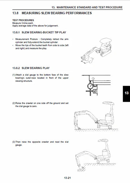 Case CX17B Mini Excavator Service Repair Manual (Pb. No. 84345206)