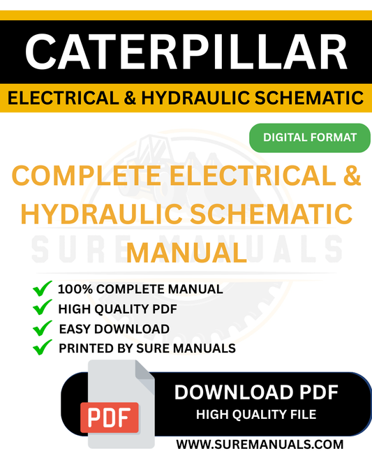 Caterpillar 7155 TRANSMISSION ELECTRICAL & SCHEMATIC Pdf MANUAL 72S