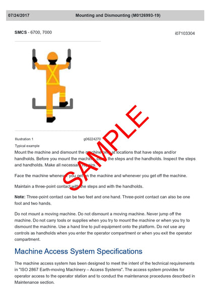 Caterpillar 140 Motor Grader Operation & Maintenance PDF Manual NJ400001-UP