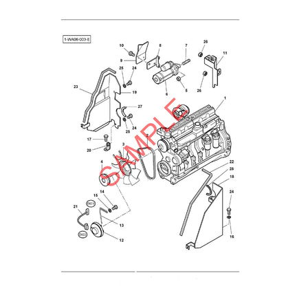 CHALLENGER 1383 MOWER CONDITIONER PDF PARTS MANUAL 