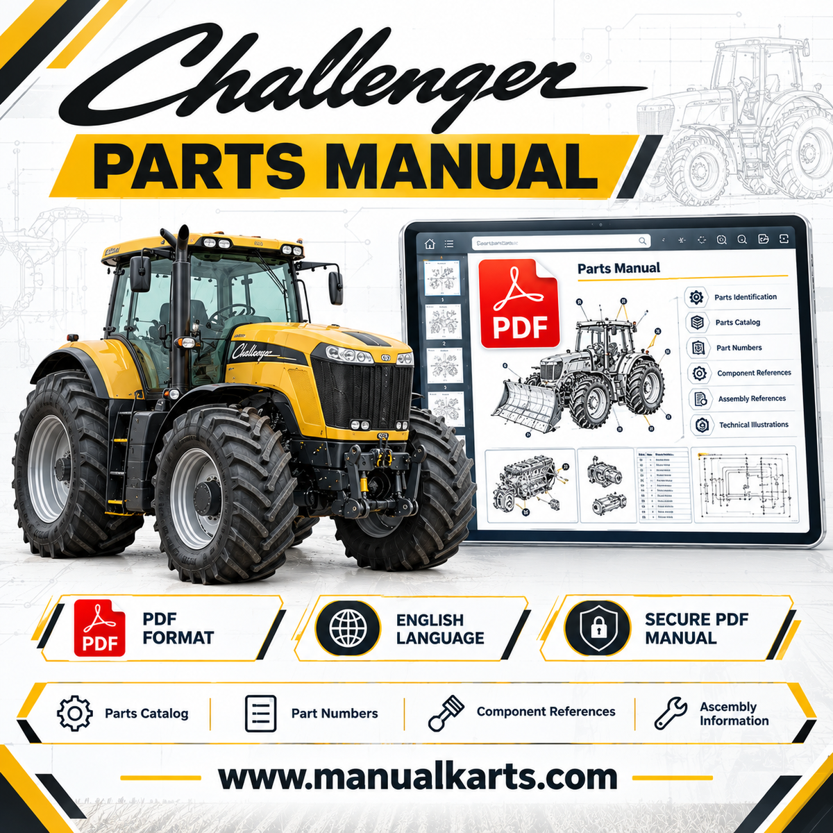CHALLENGER 540E / 560E COMBINE PDF PARTS MANUAL