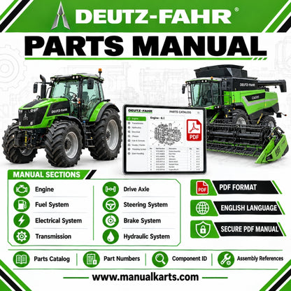 Deutz Fahr M 36.30 AB 3349 Combine Harvester PDF Parts Manual 