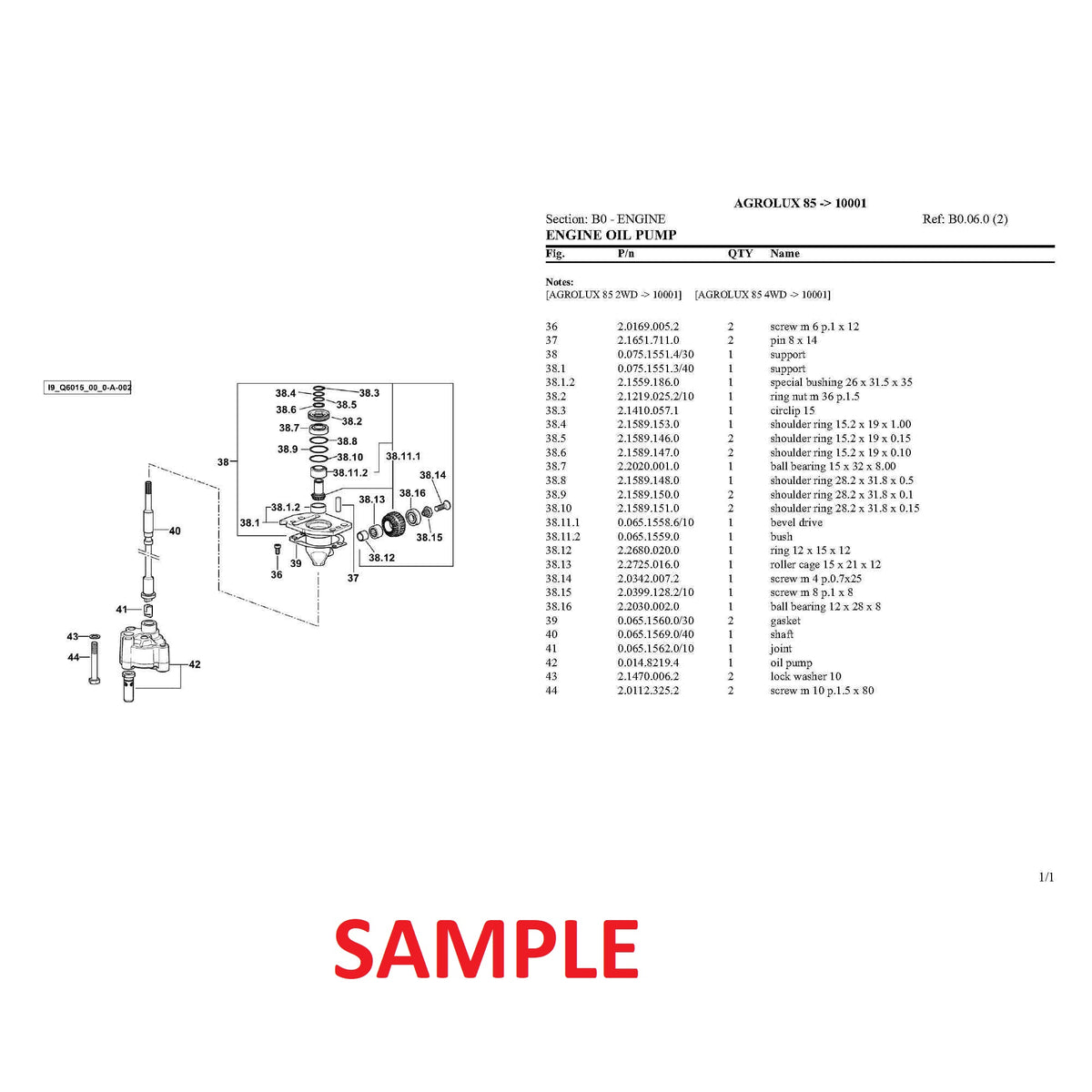 Deutz Fahr M 2780 H Combine Harvester PDF Parts Manual 