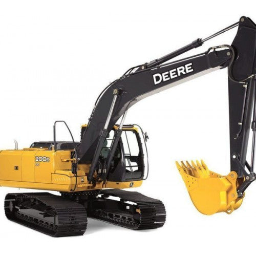 Download John Deere 200D and 200DLC Excavator (TM10076) Diagnostic, Operation and Test Service Manual