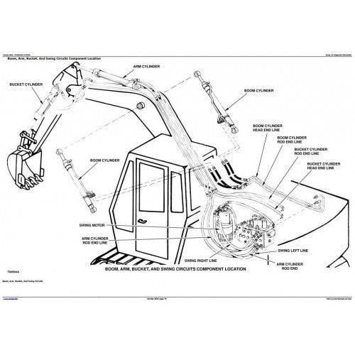 Download John Deere 290D Excavator - (TM1442) Diagnostic, Operation and Test Manual