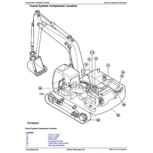Download John Deere 380GLC Excavator - (TM13204X19) Diagnostic, Operation and Test manual
