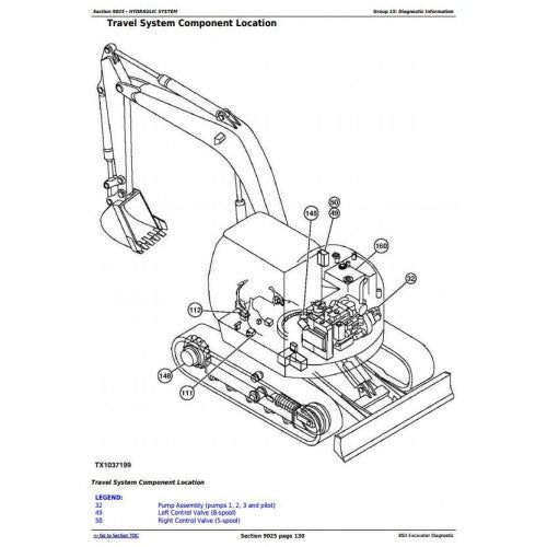 Download John Deere 85D Excavator - (TM10754) Diagnostic, Operation and Test Service Manual