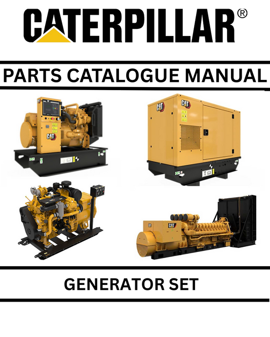 CATERPILLAR C13 XQ350 GENERATOR SET PARTS CATALOGUE PDF MANUAL X3M