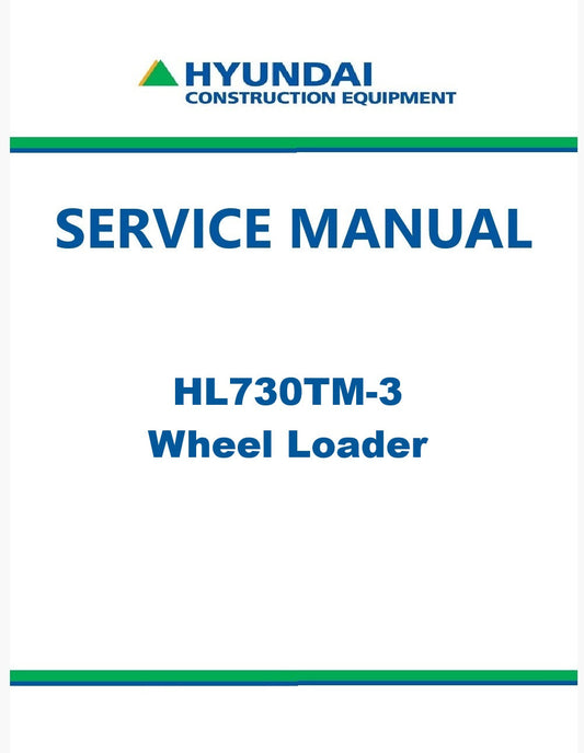 Hyundai HL730TM-3 Wheel Loader Pdf Repair Service Manual