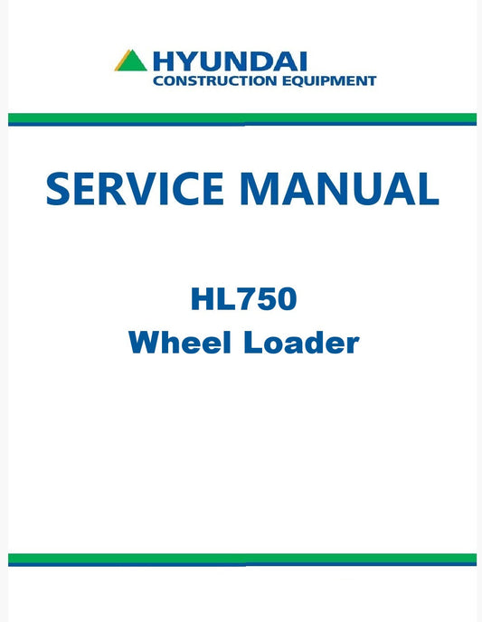 Hyundai HL750 Wheel Loader Pdf Repair Service Manual