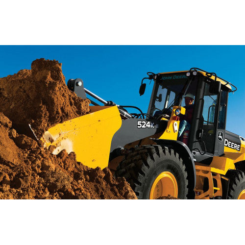 John Deere 524K-II (SN. D001001-) 4WD Loader Repair Technical Service Manual (TM14200X19)
