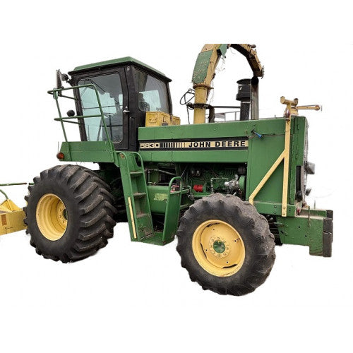 John Deere 5730 and 5830 Self Propelled Forage Harvesters Technical Manual (TM1352)
