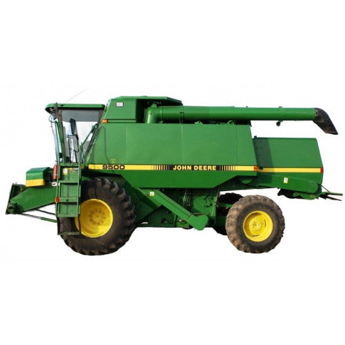 John Deere 9400, 9500, 9501, 9600, SideHill 9500 and 9600 Combines Diagnostic Manual and Supplement (TM1402)
