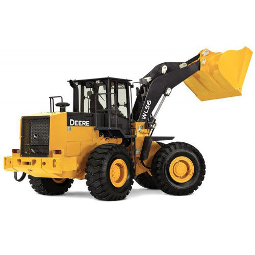 John Deere WL56 (SN. D000001-) 4WD Loader Operation & Test Technical Service Manual (TM14283X19)