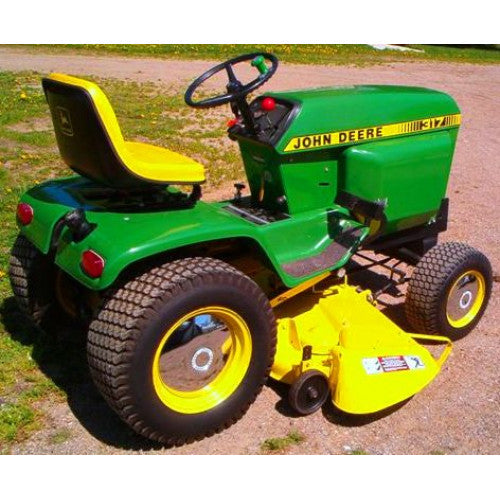 John Deere Hydrostatic Tractor Type 317 All Inclusive (TM1208) Technical Service Manual