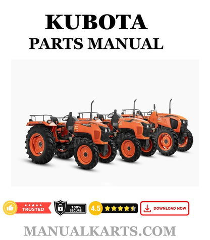 All latest Kubota Tractor Parts Manual Download PDF SET