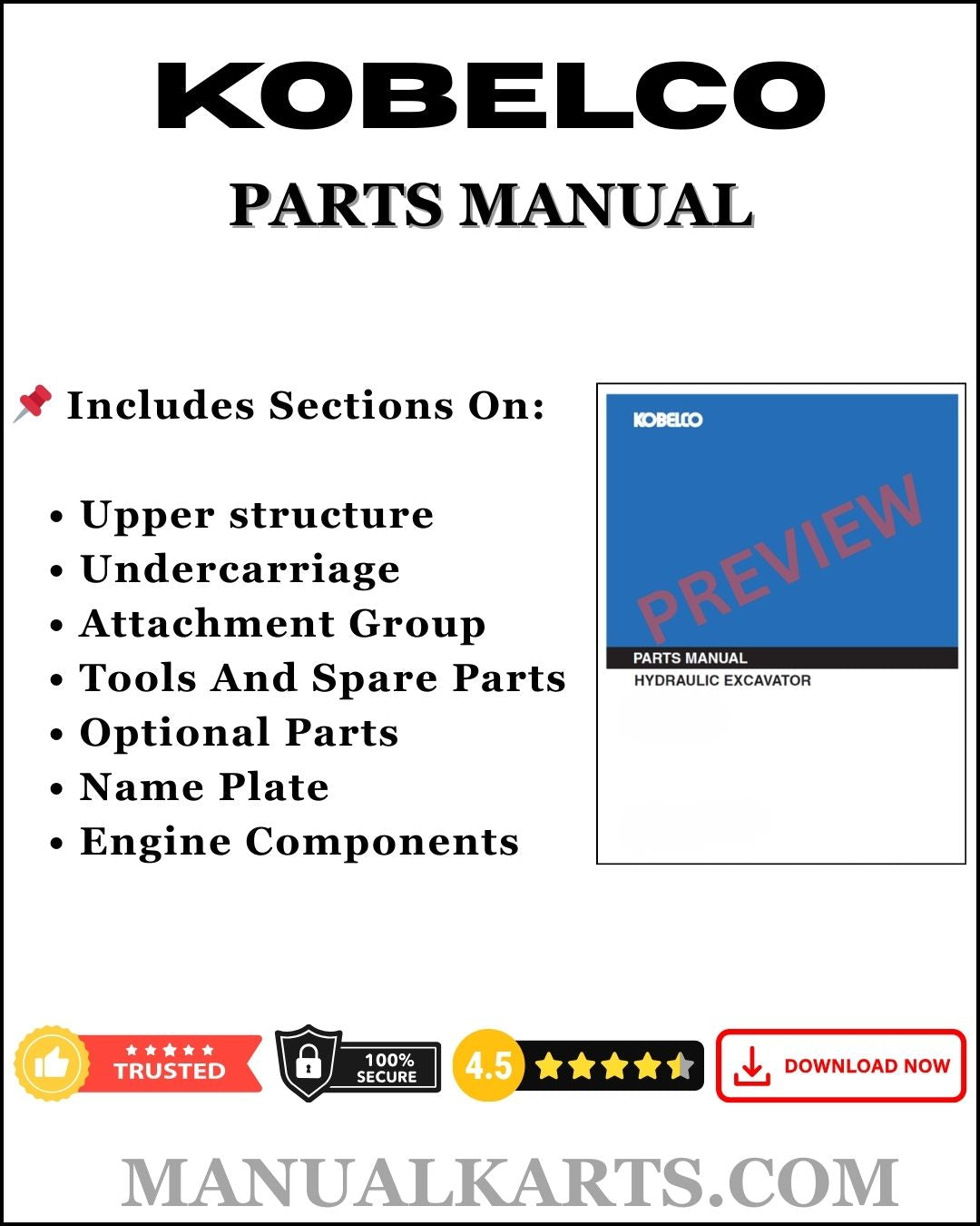 Kobelco K903b Pdf Parts Manual