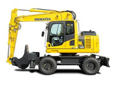 Komatsu PW180-7E0 Wheel Excavator Pdf Parts Catalog Manual