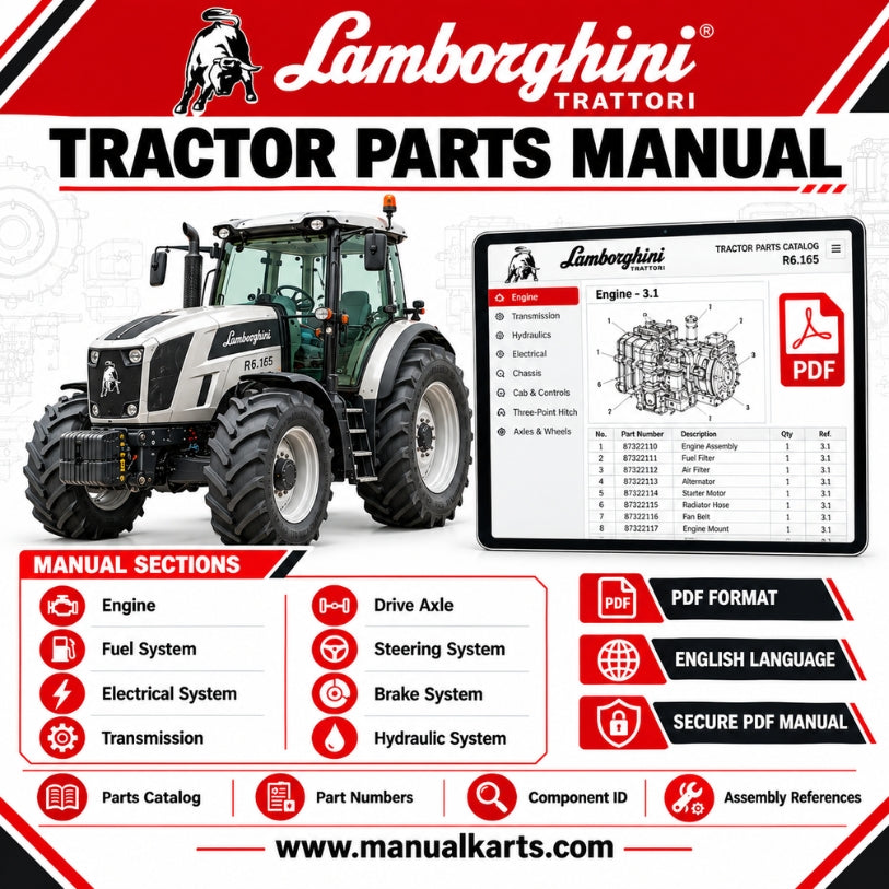 Lamborghini RACING 190 Tractor PDF Parts Manual  -> 3001