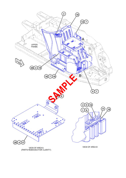 Caterpillar 740 (SN:AXM00001-UP) Articulated Truck Parts Manual PDF 