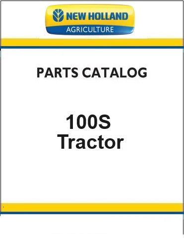 New Holland 100S Tractor Pdf Parts Manual