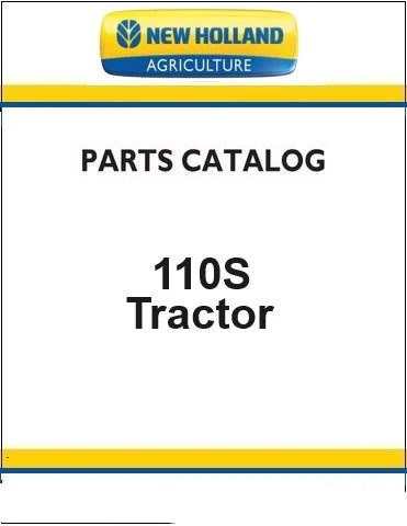 New Holland 110S Tractor Pdf Parts Manual
