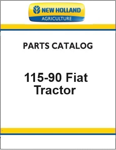 New Holland 115-90 Fiat Tractor Pdf Parts Manual