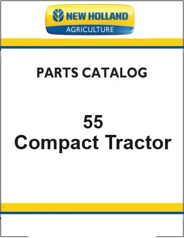 New Holland 55 Tractor Pdf Parts Catalog Manual (Tier 4b) (Work Master)
