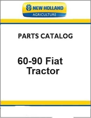 New Holland 60-90 Fiat Tractor Pdf Parts Manual