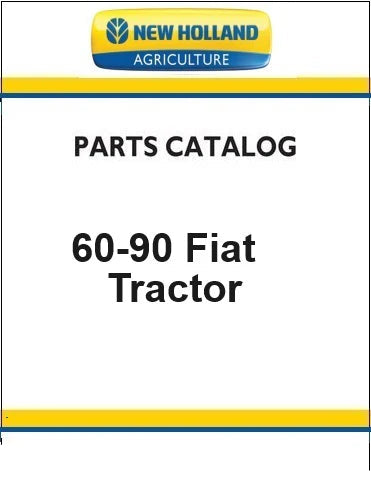 New Holland 60-90 Fiat Tractor Pdf Parts Manual 