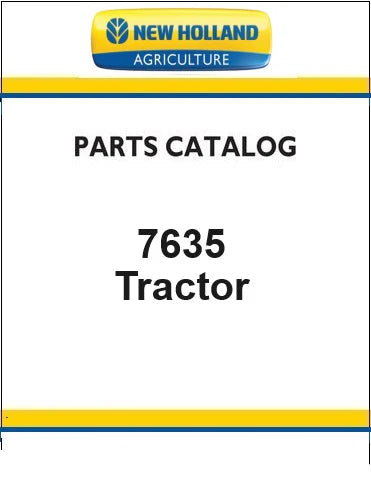 New Holland 7635 Tractor Pdf Parts Manual