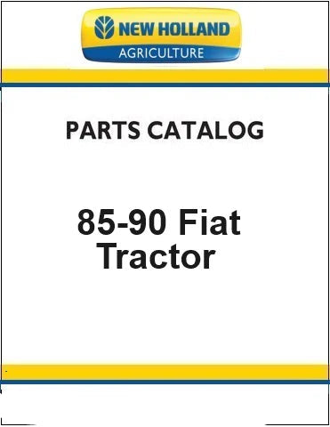 New Holland 85-90 Fiat Tractor Pdf Parts Manual