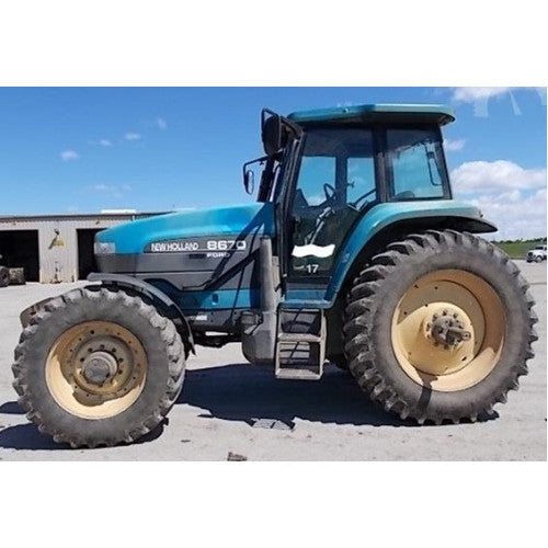 New Holland 8670, 8770, 8870, 8970, 8670A, 8770A, 8870A, 8970A Tractor Service Manual
