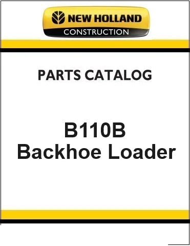 New Holland B110B Backhoe Loader Pdf Parts Manual