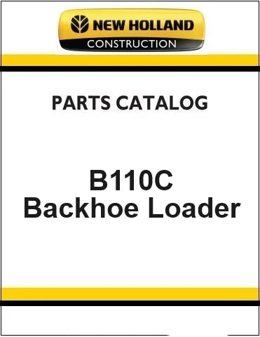 New Holland B110C Backhoe Loader Pdf Parts Manual