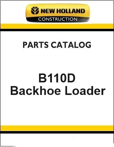 New Holland B110D Backhoe Loader Pdf Parts Manual